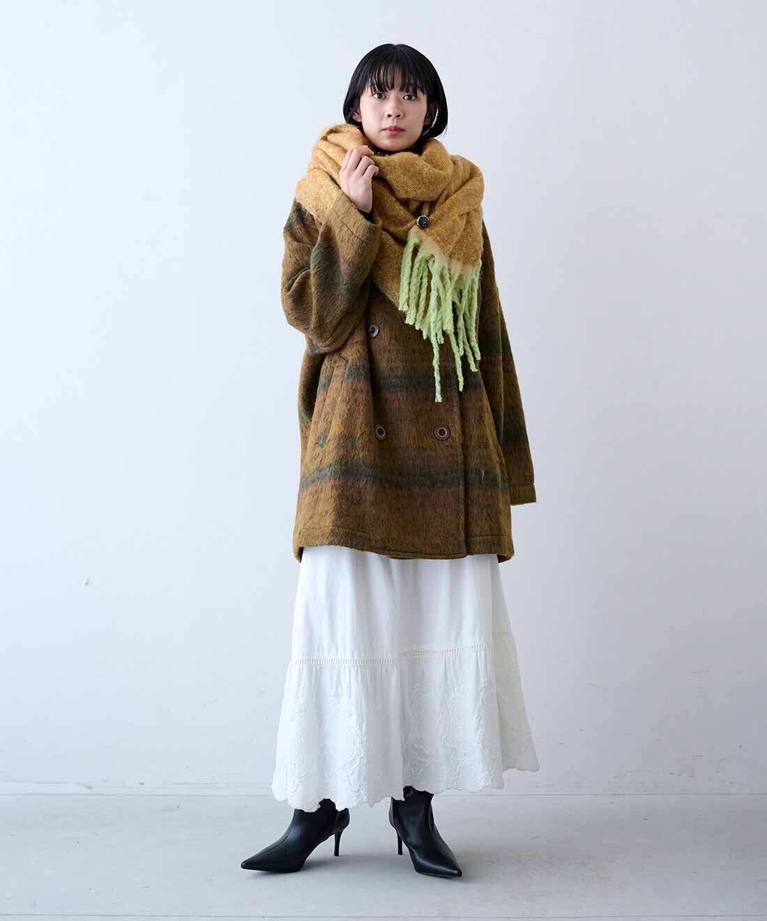 MEDE19F|綿 タートルニットの会のコーディネート