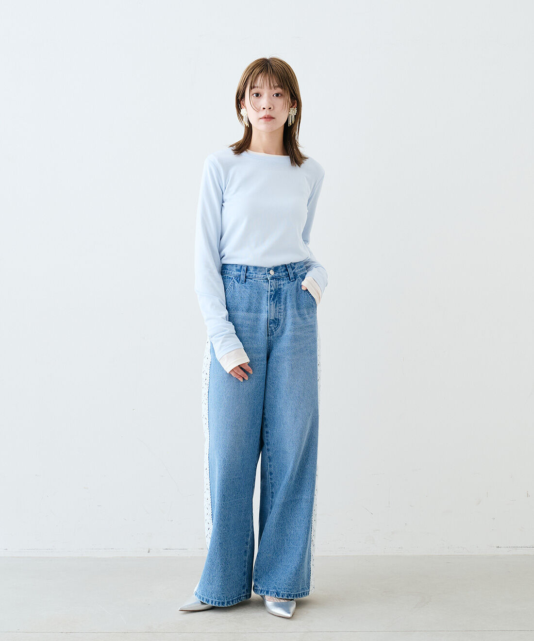 MEDE19F|MEDE19F　ビーズフリンジイヤアクセ〈キスカ〉【まとめ買いキャンペーン】