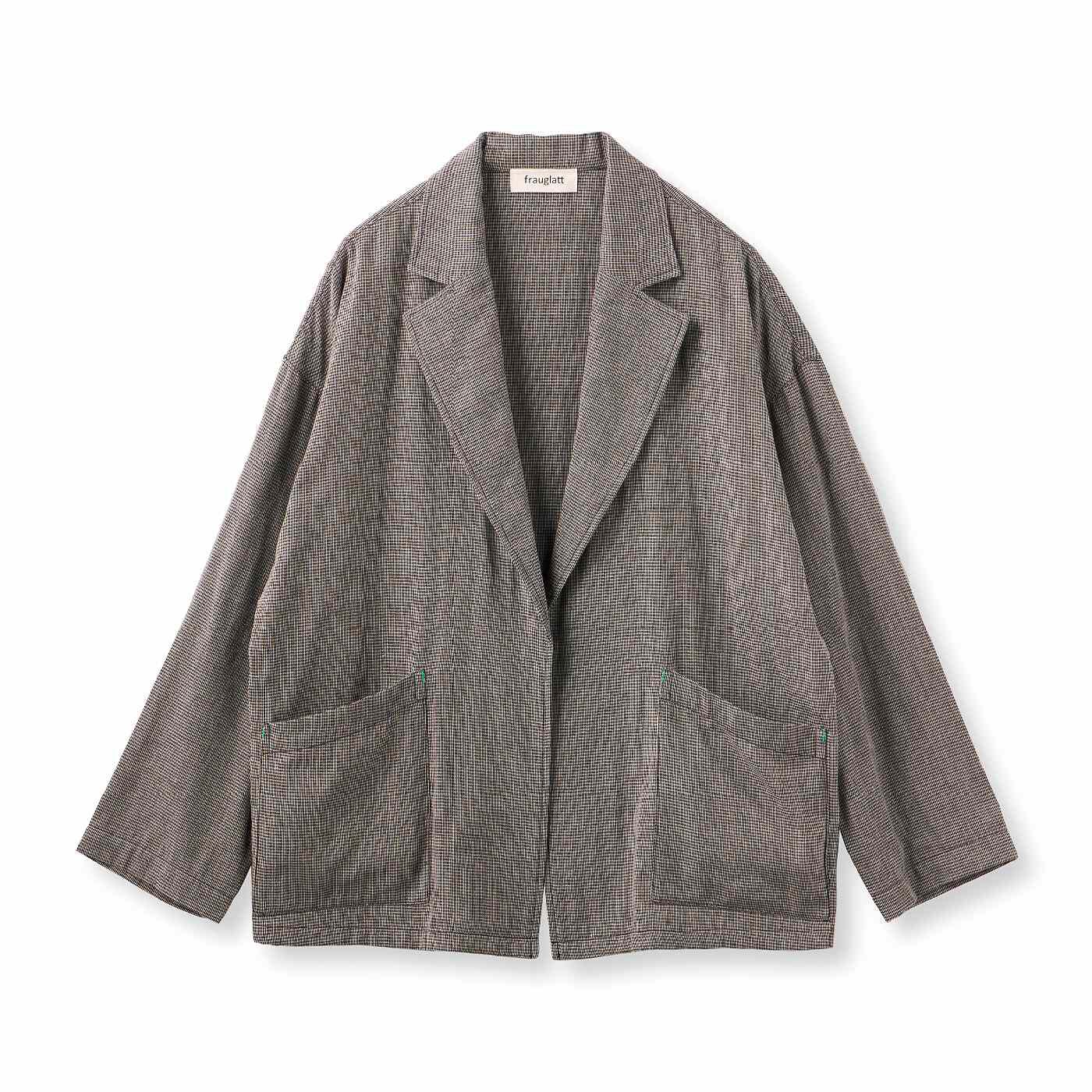 frauglatt | かるキレイーノ ダブルガーゼのジャケット風カーディガン〈UV対策〉