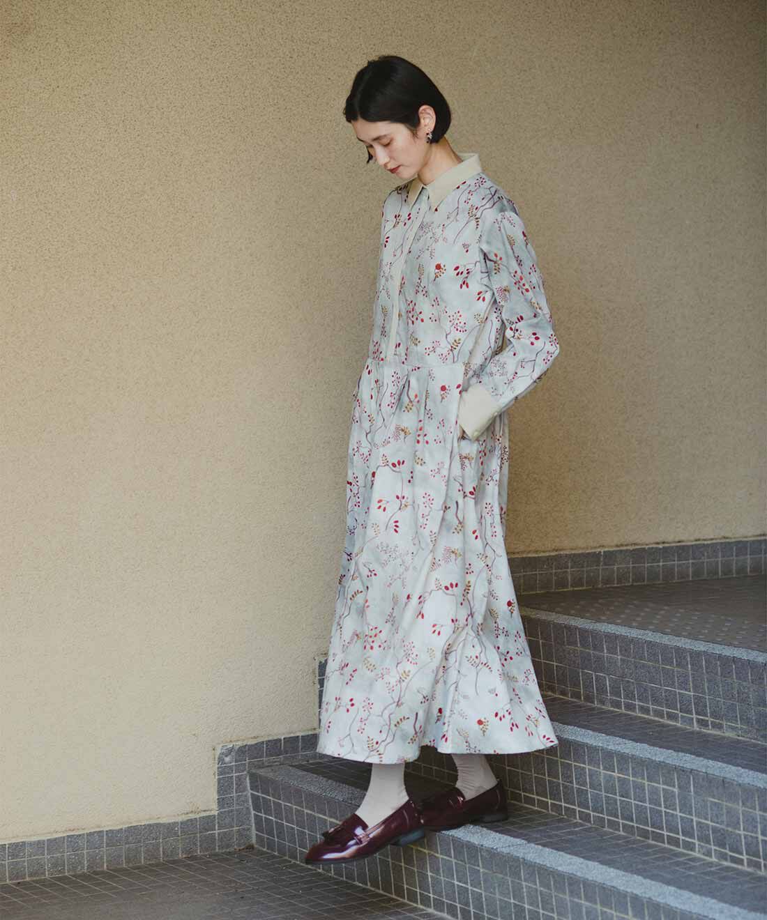 el:ment | el:ment&times;山本祐布子アートを纏う比翼仕立てのワンピース