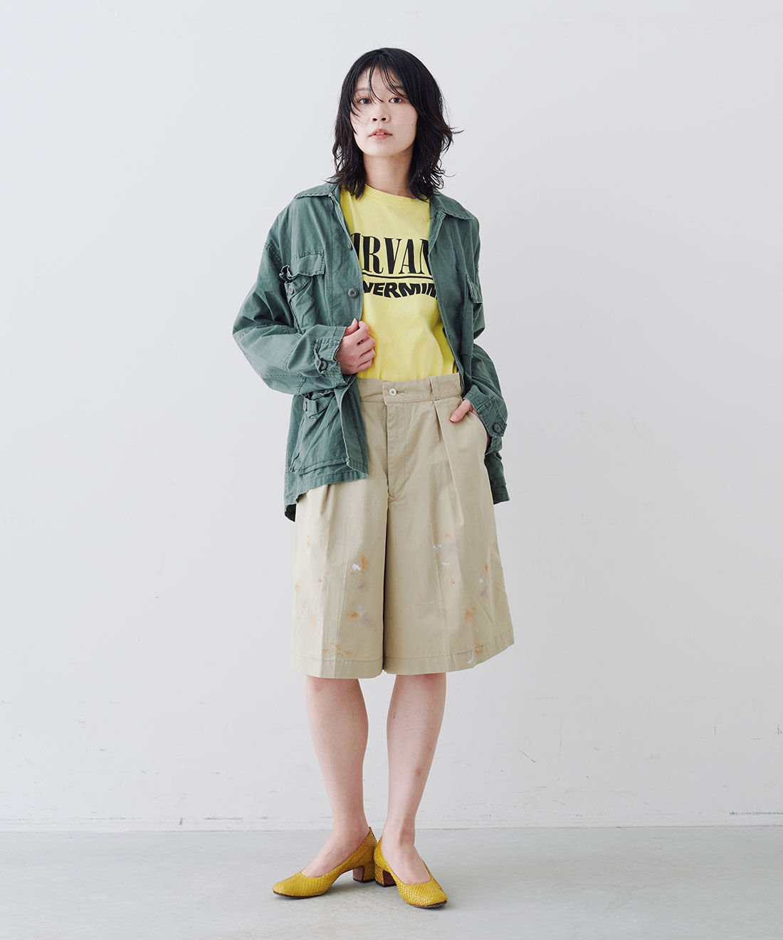 フェリシモファッションニュース|LEE　COMFORT CHETOPA SHORTS【WEB LIMITED ITEMS】|モデル身長：163cm
