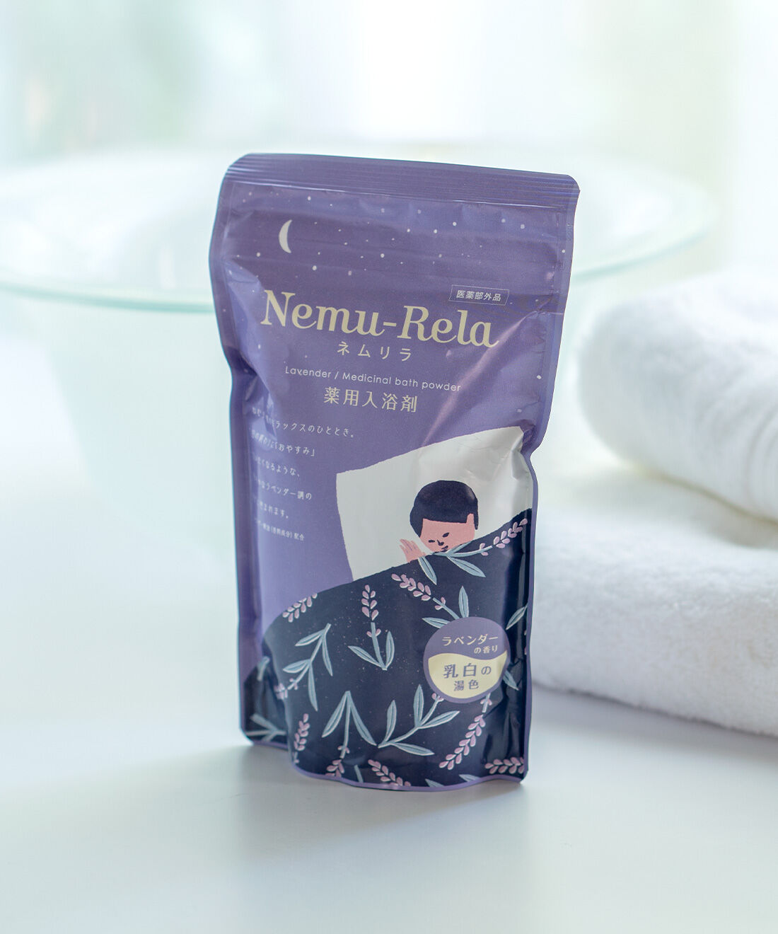 フェリシモギフトショップ | 薬用入浴剤ネムリラ〈ハピネスラベンダー〉
