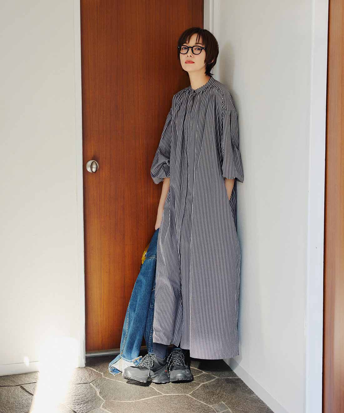 Live in  comfort | 石上美津江さんとつくったざばっと着られる2-WAYワンピース
