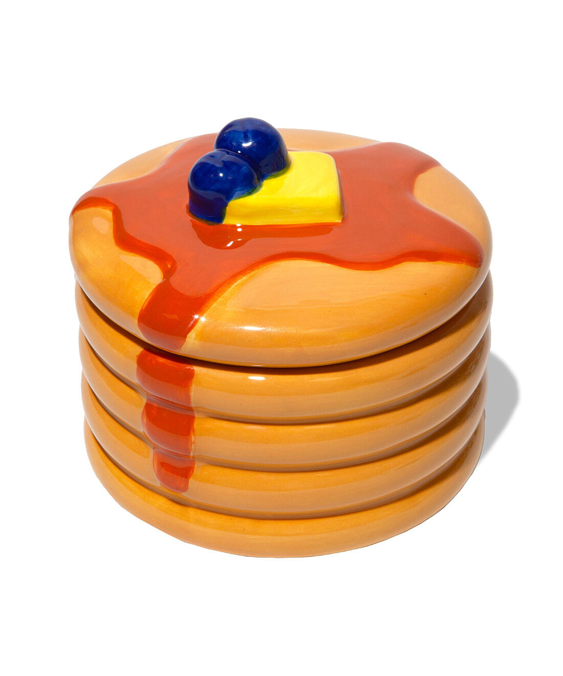 フェリシモの雑貨 Kraso|DOIY Good Morning Storage Box &ldquo;Pancakes&rdquo; グッドモーニング ストレージボックス&ldquo;パンケーキ&rdquo;