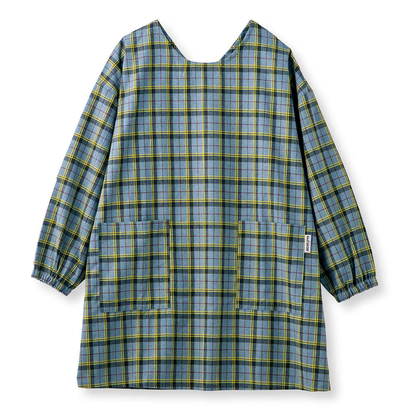 フェリシモの雑貨 Kraso | おうち時間快適　らくちん服見えチェックの割烹着
