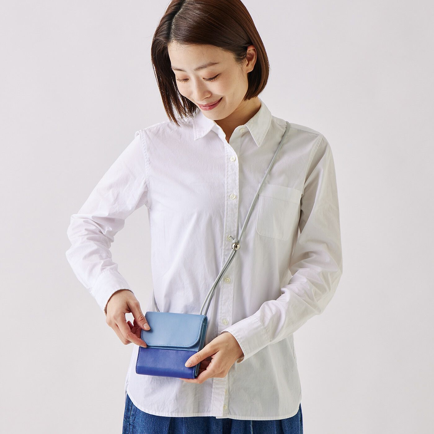 C.C.P | LITALICO&times;C.C.Pネックウォレット〈フレッシュブルー〉