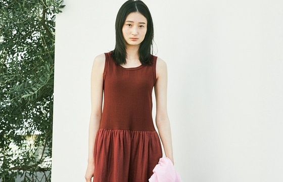 いっしょ買い：mensha!　カットソー＆ダブルガーゼ　カップ付き異素材ワンピースの会
