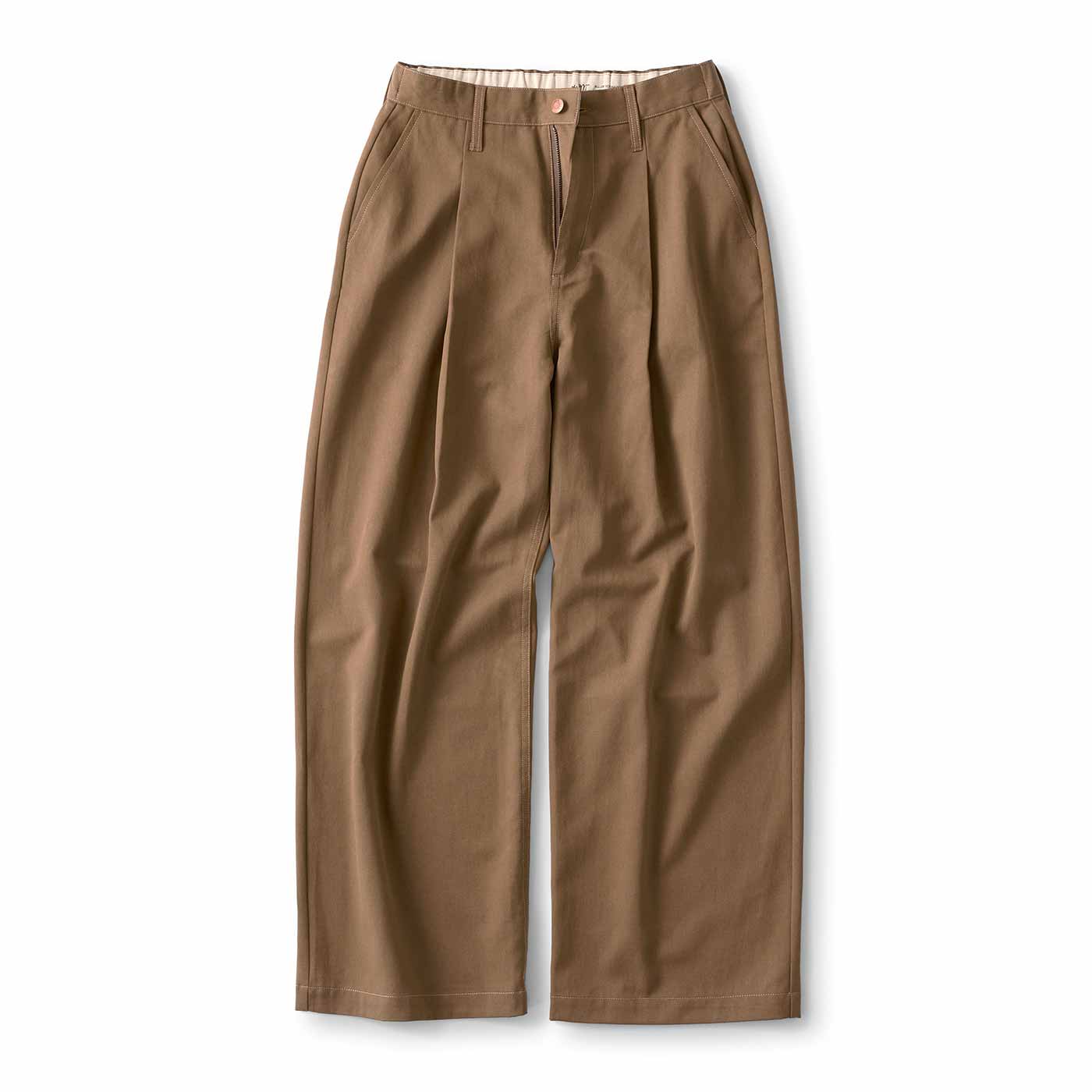 and myera|オトナのチノパンツ〈茶〉